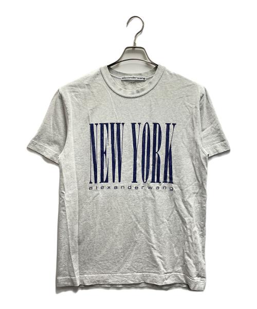 ALEXANDER WANG（アレキサンダー・ワン）ALEXANDER WANG (アレキサンダー・ワン) 半袖カットソー グレー サイズ:Sの古着・服飾アイテム