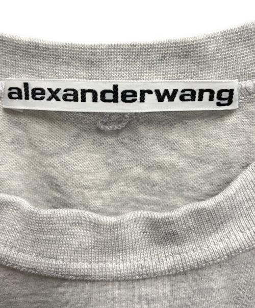ALEXANDER WANG（アレキサンダー・ワン）ALEXANDER WANG (アレキサンダー・ワン) 半袖カットソー グレー サイズ:Sの古着・服飾アイテム