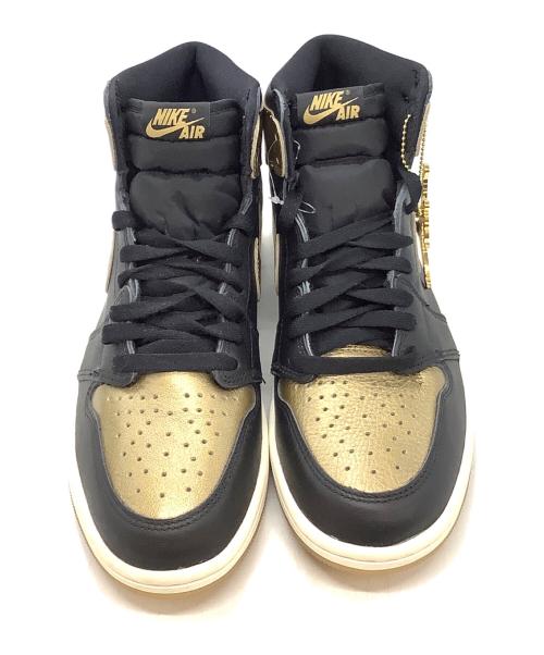 NIKE（ナイキ）NIKE (ナイキ) ハイカットスニーカー ブラック×ゴールド サイズ:27㎝の古着・服飾アイテム