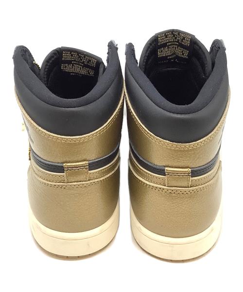 NIKE（ナイキ）NIKE (ナイキ) ハイカットスニーカー ブラック×ゴールド サイズ:27㎝の古着・服飾アイテム