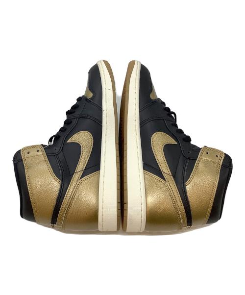 NIKE（ナイキ）NIKE (ナイキ) ハイカットスニーカー ブラック×ゴールド サイズ:27㎝の古着・服飾アイテム