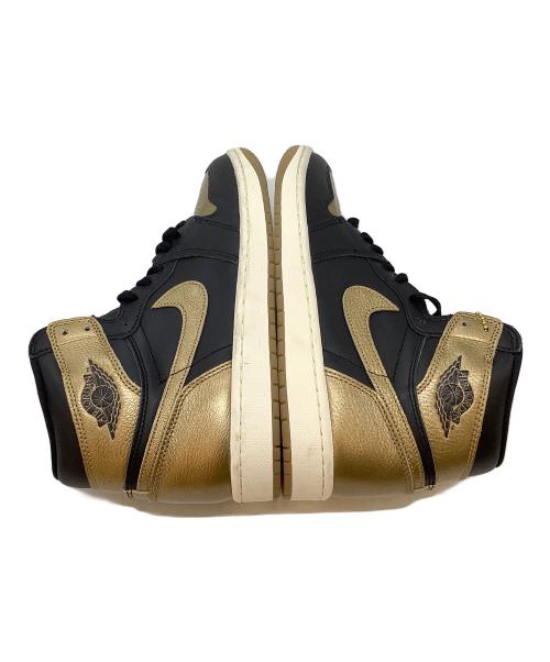 NIKE（ナイキ）NIKE (ナイキ) ハイカットスニーカー ブラック×ゴールド サイズ:27㎝の古着・服飾アイテム