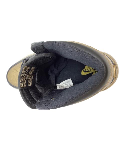 NIKE（ナイキ）NIKE (ナイキ) ハイカットスニーカー ブラック×ゴールド サイズ:27㎝の古着・服飾アイテム