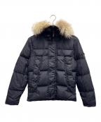 STONE ISLANDストーンアイランド）の古着「GARMENT DYED CRINKLE REPS DOWN」｜ブラック