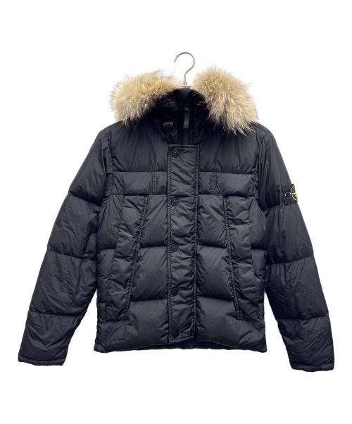 STONE ISLAND（ストーンアイランド）STONE ISLAND (ストーンアイランド) GARMENT DYED CRINKLE REPS DOWN ブラック サイズ:XSの古着・服飾アイテム