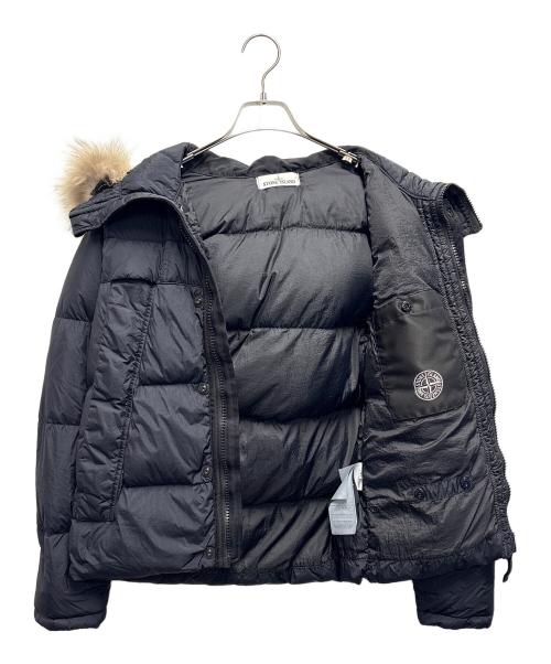 STONE ISLAND（ストーンアイランド）STONE ISLAND (ストーンアイランド) GARMENT DYED CRINKLE REPS DOWN ブラック サイズ:XSの古着・服飾アイテム