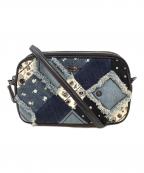 COACHコーチ）の古着「ショルダーバッグ」｜ブルー×ネイビー