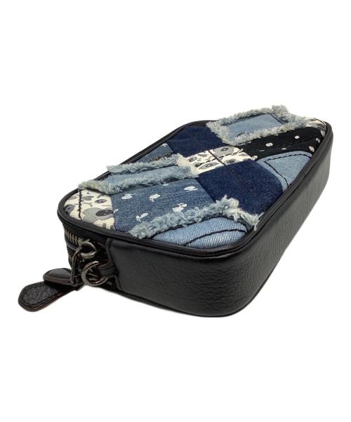 COACH（コーチ）COACH (コーチ) ショルダーバッグ ブルー×ネイビーの古着・服飾アイテム