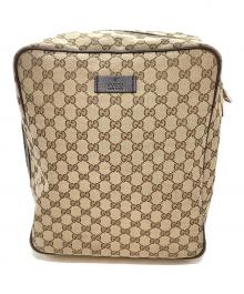 GUCCI（グッチ）の古着「リュック/GGキャンバス」｜ベージュ