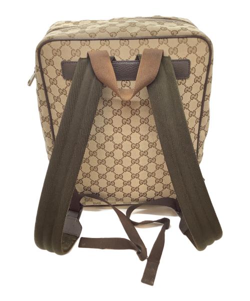 GUCCI（グッチ）GUCCI (グッチ) リュック/GGキャンバス ベージュの古着・服飾アイテム