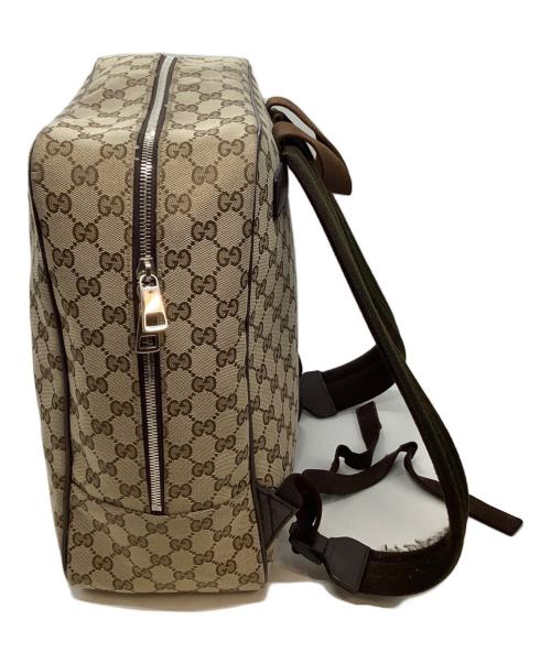 GUCCI（グッチ）GUCCI (グッチ) リュック/GGキャンバス ベージュの古着・服飾アイテム