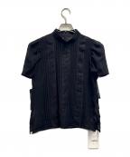 Ameriアメリ）の古着「半袖ブラウス」｜ブラック