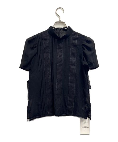 Ameri（アメリ）Ameri (アメリ) 半袖ブラウス ブラック サイズ:FREEの古着・服飾アイテム