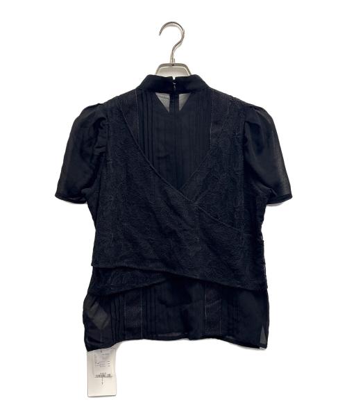 Ameri（アメリ）Ameri (アメリ) 半袖ブラウス ブラック サイズ:FREEの古着・服飾アイテム