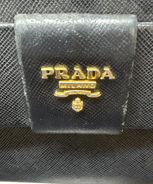 PRADA（プラダ）PRADA (プラダ) 長財布 ブラックの古着・服飾アイテム