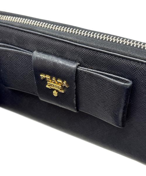 PRADA（プラダ）PRADA (プラダ) 長財布 ブラックの古着・服飾アイテム
