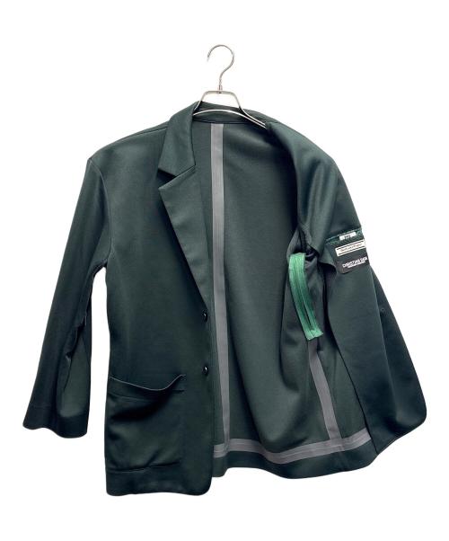 Onitsuka Tiger（オニツカタイガー）Onitsuka Tiger (オニツカタイガー) テーラードジャケット グリーン サイズ:Mの古着・服飾アイテム