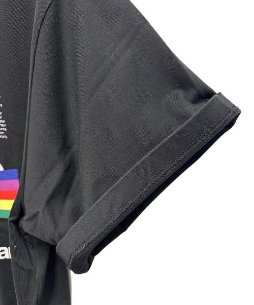 KOLOR（カラー）KOLOR (カラー) クリアコットンレインボーTEE ブラック サイズ:2の古着・服飾アイテム