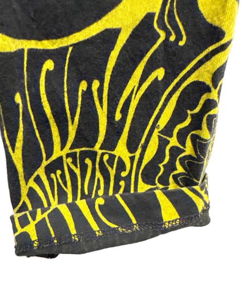 DRIES VAN NOTEN（ドリスヴァンノッテン）DRIES VAN NOTEN (ドリスヴァンノッテン) 長袖カットソー ブラック×イエロー サイズ:FREEの古着・服飾アイテム