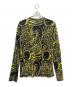 DRIES VAN NOTEN (ドリスヴァンノッテン) 長袖カットソー ブラック×イエロー サイズ:FREE：5000円