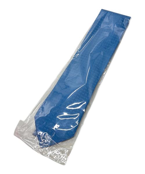 HERMES（エルメス）HERMES (エルメス) H織りタイ / ファソネH ブルー サイズ:サイズ表記無しの古着・服飾アイテム