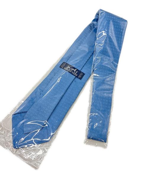 HERMES（エルメス）HERMES (エルメス) H織りタイ / ファソネH ブルー サイズ:サイズ表記無しの古着・服飾アイテム