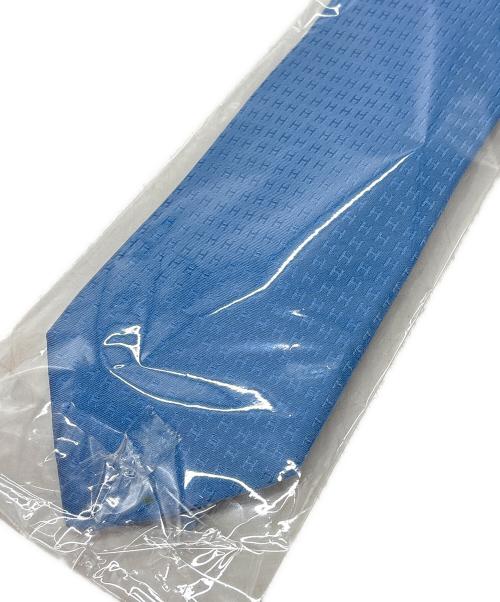 HERMES（エルメス）HERMES (エルメス) H織りタイ / ファソネH ブルー サイズ:サイズ表記無しの古着・服飾アイテム