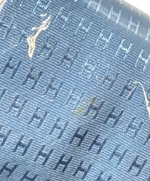 HERMES（エルメス）HERMES (エルメス) H織りタイ / ファソネH ブルー サイズ:サイズ表記無しの古着・服飾アイテム