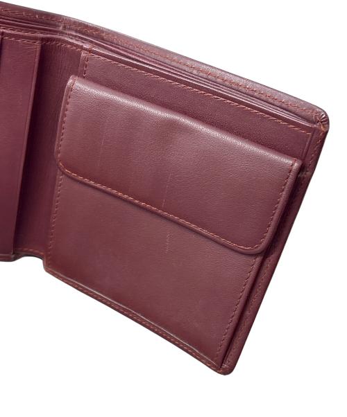 Cartier（カルティエ）Cartier (カルティエ) 2つ折り財布/マストライン ボルドーの古着・服飾アイテム