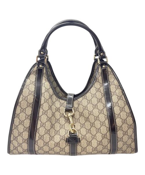 GUCCI（グッチ）GUCCI (グッチ) ハンドバッグ ブラウンの古着・服飾アイテム