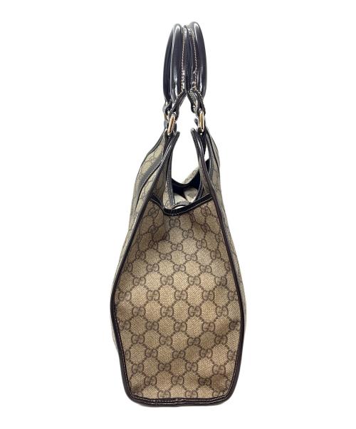 GUCCI（グッチ）GUCCI (グッチ) ハンドバッグ ブラウンの古着・服飾アイテム