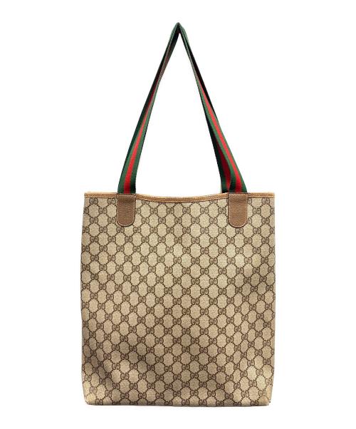 OLD GUCCI（グッチ）OLD GUCCI (グッチ) トートバッグ ブラウンの古着・服飾アイテム