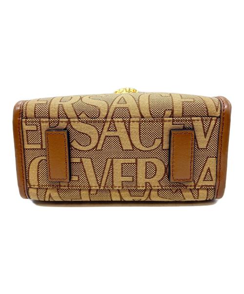 VERSACE（ヴェルサーチェ）VERSACE (ヴェルサーチェ) 2WAYショルダーバッグ ブラウンの古着・服飾アイテム