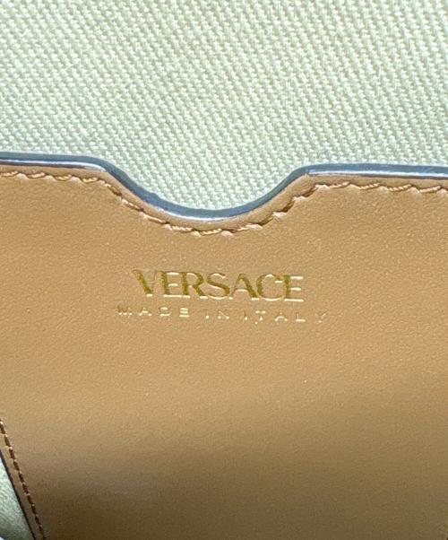 VERSACE（ヴェルサーチェ）VERSACE (ヴェルサーチェ) 2WAYショルダーバッグ ブラウンの古着・服飾アイテム