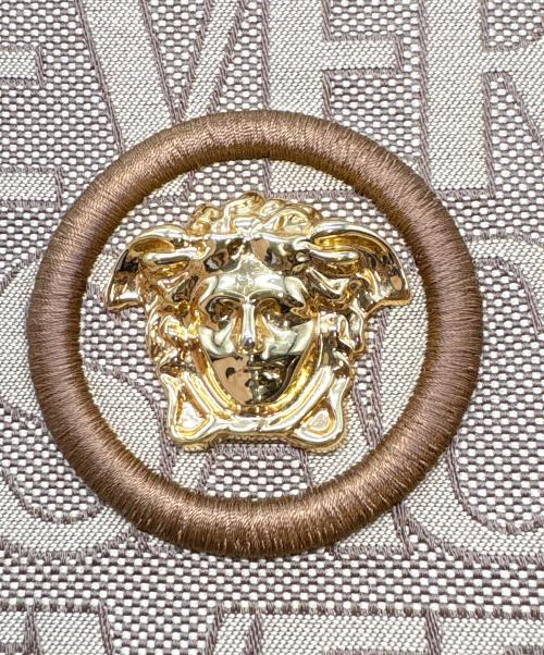 VERSACE（ヴェルサーチェ）VERSACE (ヴェルサーチェ) 2WAYショルダーバッグ ブラウンの古着・服飾アイテム