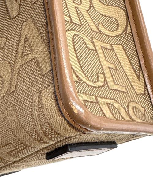 VERSACE（ヴェルサーチェ）VERSACE (ヴェルサーチェ) 2WAYショルダーバッグ ブラウンの古着・服飾アイテム