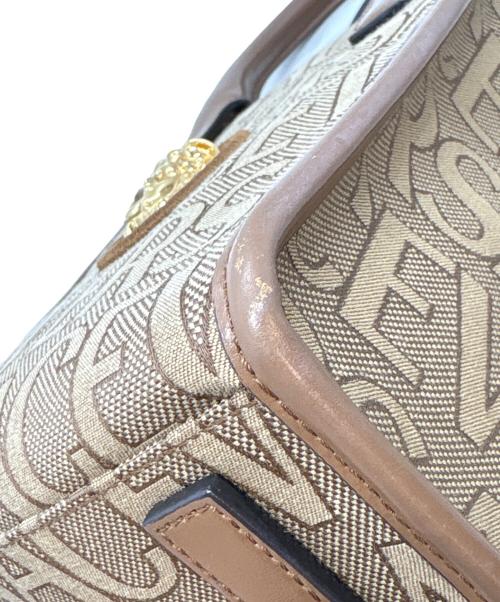 VERSACE（ヴェルサーチェ）VERSACE (ヴェルサーチェ) 2WAYショルダーバッグ ブラウンの古着・服飾アイテム