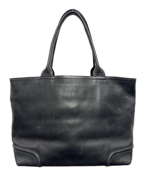 FIVEWOODS（ファイブウッズ）FIVEWOODS (ファイブウッズ) レザートートバッグ ブラックの古着・服飾アイテム