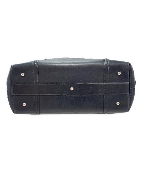 FIVEWOODS（ファイブウッズ）FIVEWOODS (ファイブウッズ) レザートートバッグ ブラックの古着・服飾アイテム