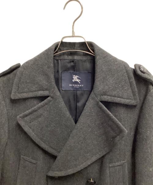 BURBERRY LONDON（バーバリーロンドン）BURBERRY LONDON (バーバリーロンドン) ダブルブレストコート グレー サイズ:Lの古着・服飾アイテム