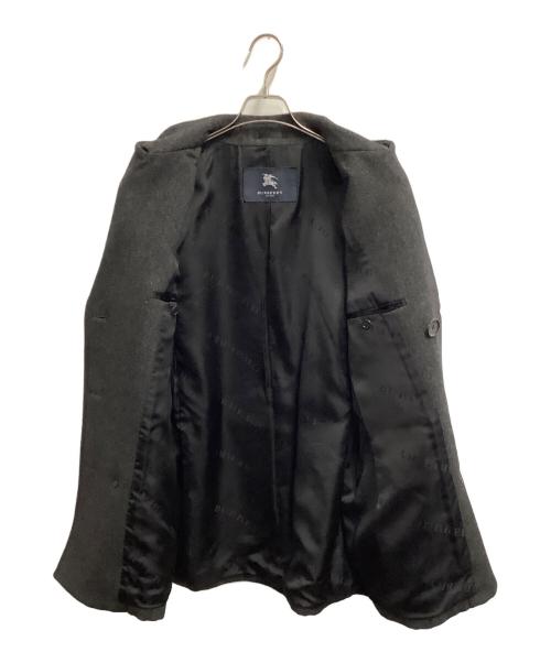 BURBERRY LONDON（バーバリーロンドン）BURBERRY LONDON (バーバリーロンドン) ダブルブレストコート グレー サイズ:Lの古着・服飾アイテム