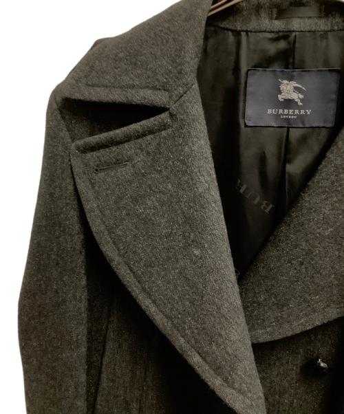 BURBERRY LONDON（バーバリーロンドン）BURBERRY LONDON (バーバリーロンドン) ダブルブレストコート グレー サイズ:Lの古着・服飾アイテム