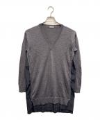 MIU MIUミュウミュウ）の古着「薄手ニット」｜グレー