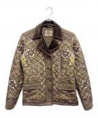 ETROエトロ）の古着「キルティングジャケット」｜ブラウン