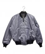 ALPHAアルファ）の古着「MA-1ジャケット」｜グレー