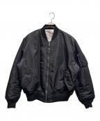 ALPHAアルファ）の古着「MA-1ジャケット」｜ブラック