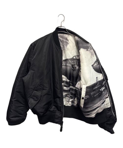 ALPHA（アルファ）ALPHA (アルファ) MA-1ジャケット ブラック サイズ:XLの古着・服飾アイテム