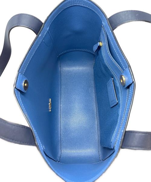 COACH（コーチ）COACH (コーチ) ハンドバッグ ネイビー×ブラックの古着・服飾アイテム