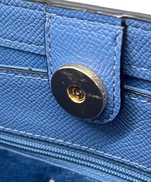 COACH（コーチ）COACH (コーチ) ハンドバッグ ネイビー×ブラックの古着・服飾アイテム