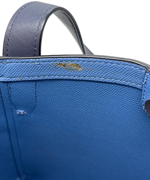 COACH（コーチ）COACH (コーチ) ハンドバッグ ネイビー×ブラックの古着・服飾アイテム